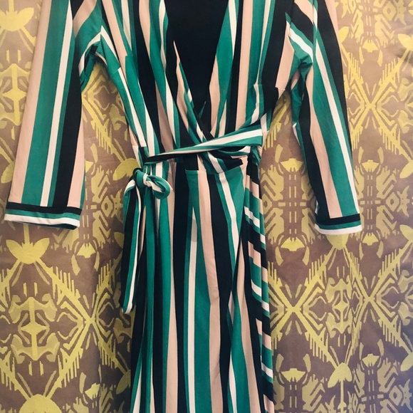 INC Concepts wrap dress with side tie - Picture 2 of 5